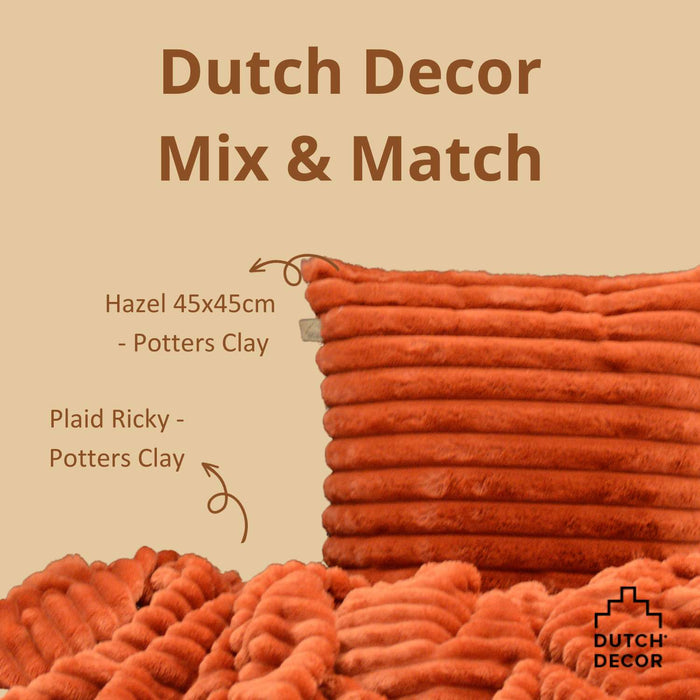 Dutch Decor plaid RICKY - 150x200 cm Potters Clay