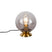 QAZQA Art deco tafellamp messing met smoke glas - Pallon