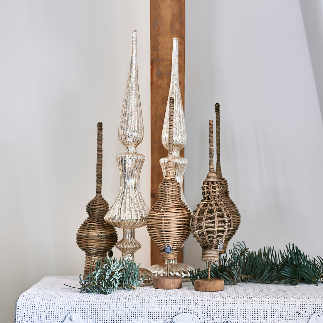 Rivièra Maison - Rieten Decoratie N01 - Natural, R02 - Rattan, 31 cm hoog