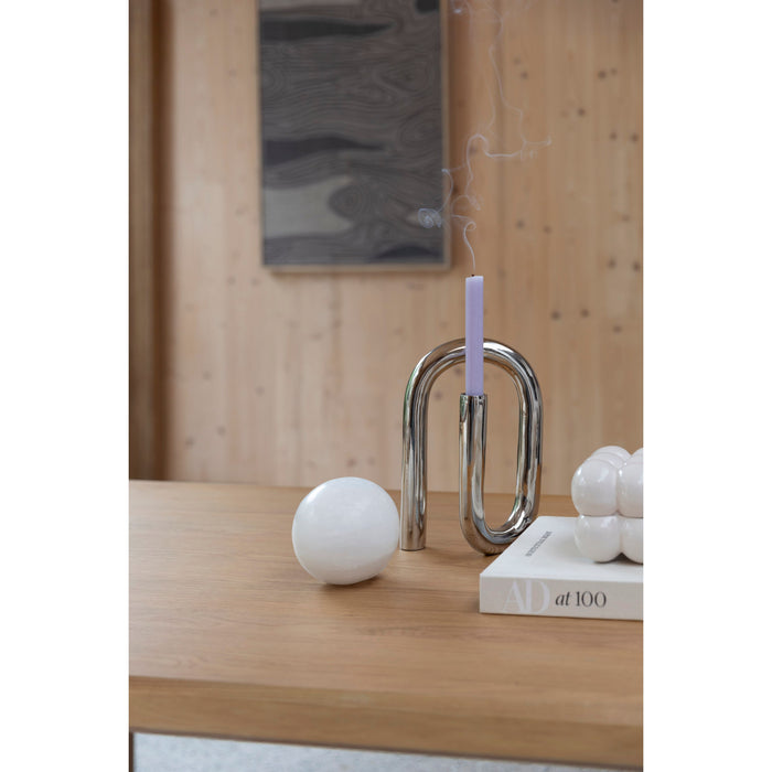 Zuiver Tubo Kandelaar Shiny Zilver L