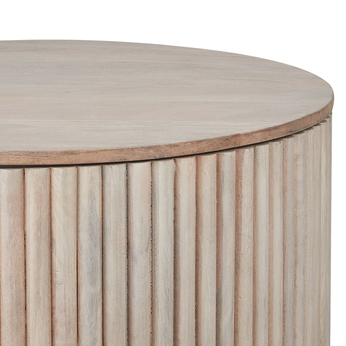 Beliani - KIRKWOOD - Salontafel - Lichte houtkleur - Mangohout