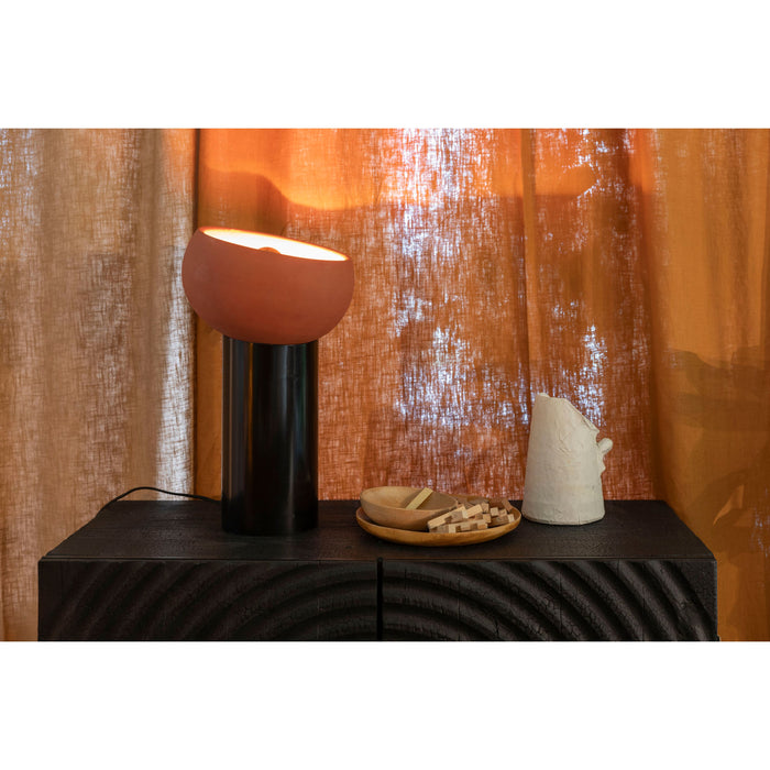 Dutchbone Zahra Tafellamp  M Terracotta