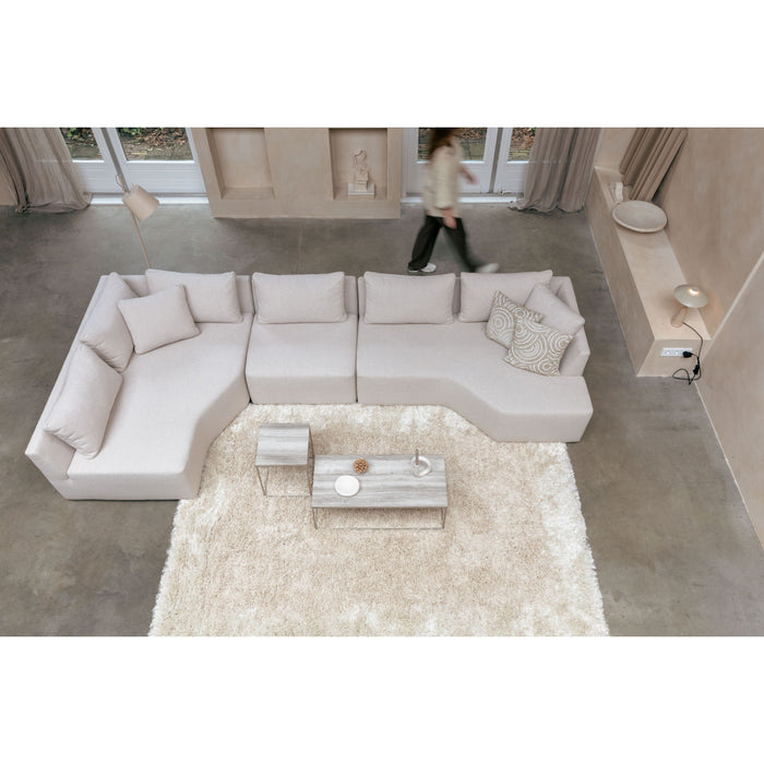 Zuiver Prosper Hoekbank Links Sand| Off-white - Beige