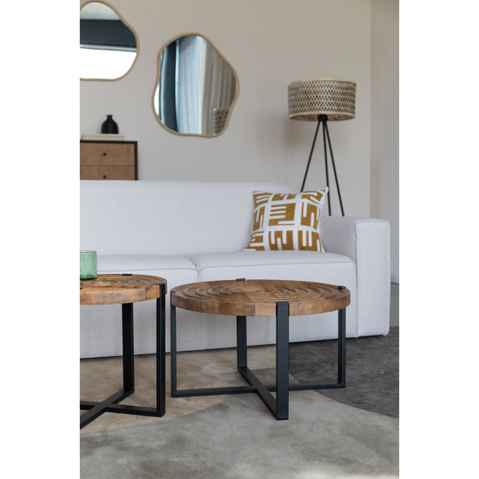 Housecraft Living Buz Salontafel Rond 60 cm Mangohout - Bruin