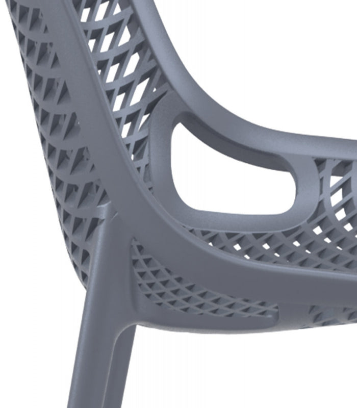 ALTEREGO BLOW Design stoel - Grijs