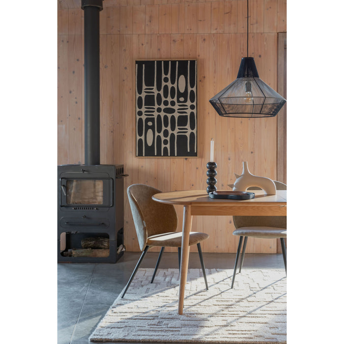 Zuiver Twist Uitschuifbare Eettafel 185|240x90 cm Eikenhout - Beige