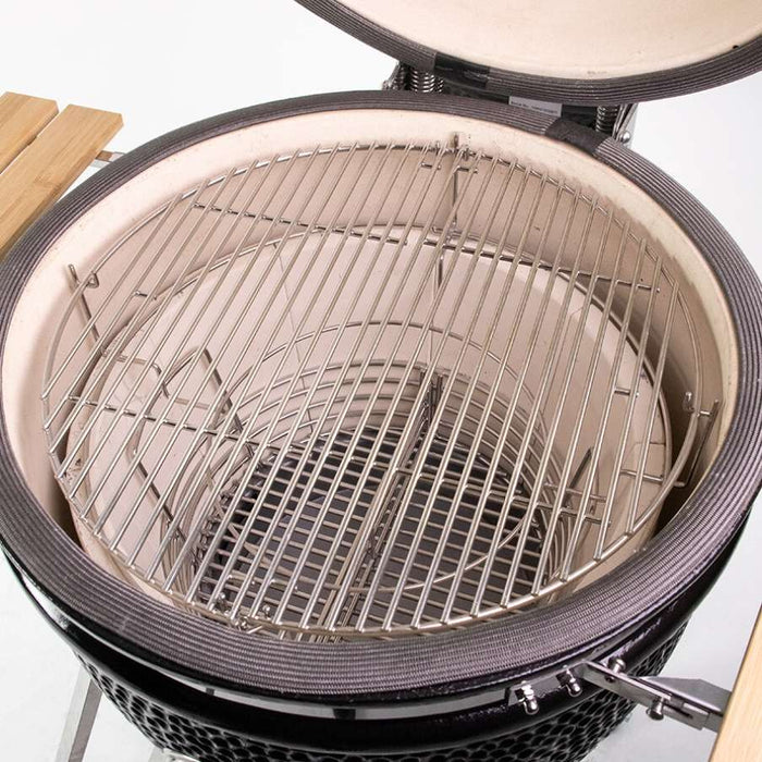 Yakiniku - BBQ Accessoire Kamado 19 inch Large Halve Maan Rooster 2 Stuks