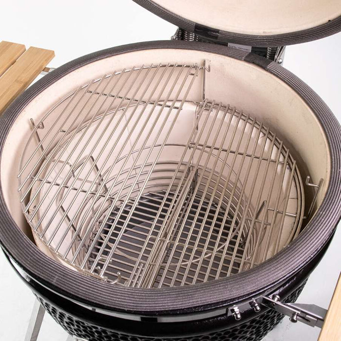 Yakiniku - BBQ Accessoire Kamado 19 inch Large Halve Maan Rooster 2 Stuks