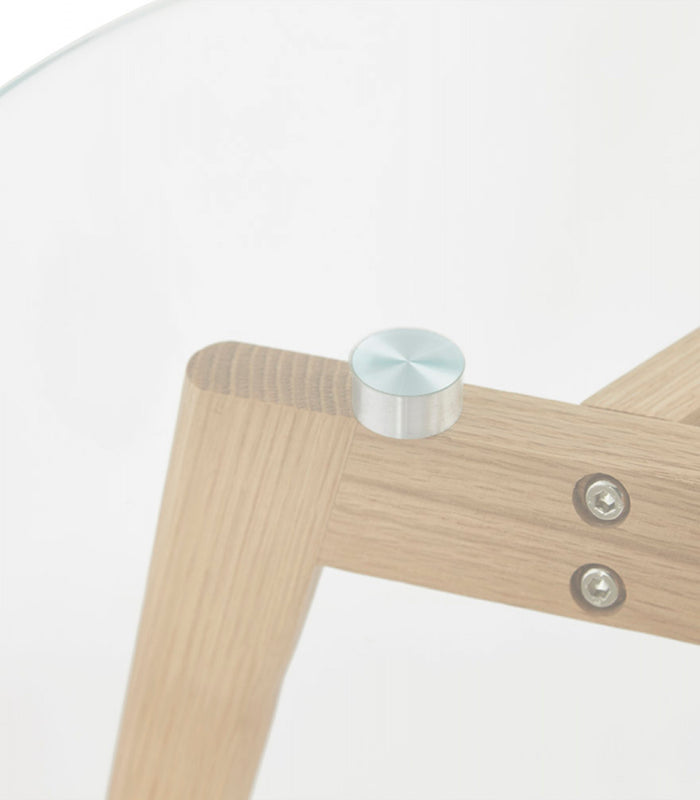 ALTEREGO LOVYOU Ronde nesttafel - Transparant