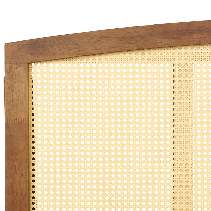 Beliani - VARZY - Bed - Lichtbruin - 160 x 200 cm - Rubberhout