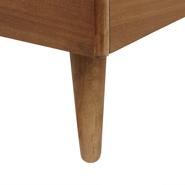 Beliani - VARZY - Bed - Lichtbruin - 160 x 200 cm - Rubberhout