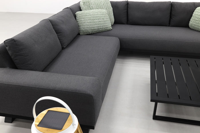 VDG Barcelona|cuba Sunbrella loungeset - Sooty + stoel