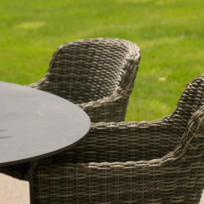 Hartman Xander Tuintafel Ovaal B 220 x D 120 cm - Antraciet