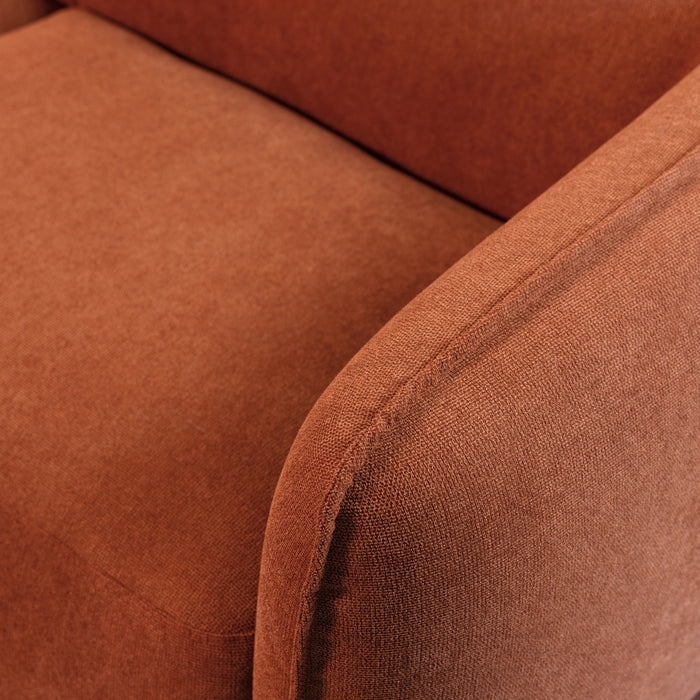 by fonQ Soft Ottomane Bank Links - Micro Chenille - Terra