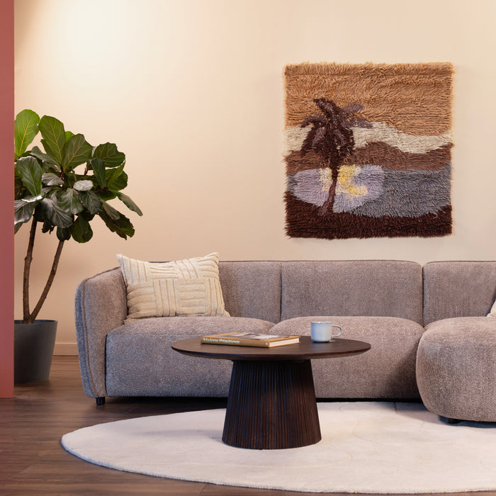 by fonQ Soft Hoekbank met Chaise Longue Rechts - Bouclé - Taupe