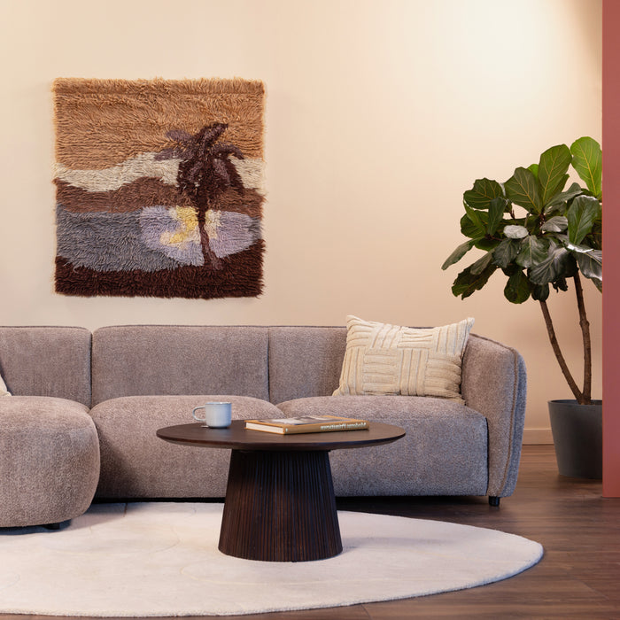 by fonQ Soft Hoekbank met Chaise Longue Links - Bouclé - Taupe