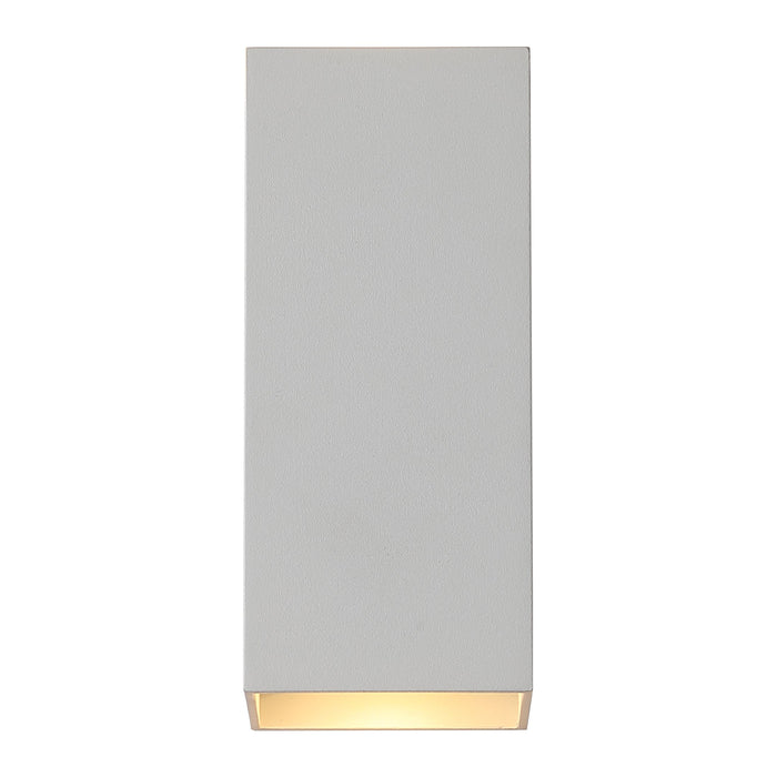 Searchlight Wall Wandlamp Vierkant - H 15,4 cm - Wit