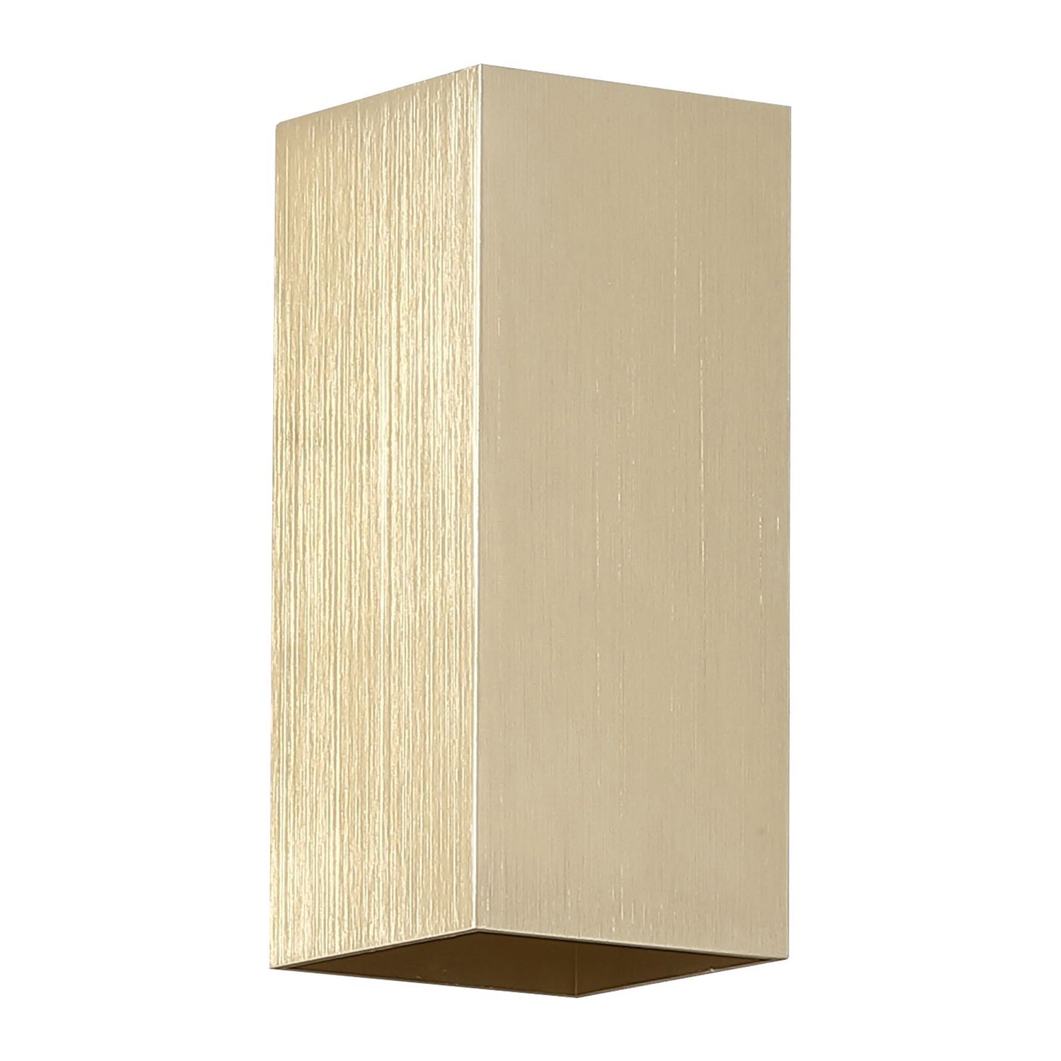 Searchlight Wall Wandlamp Vierkant - H 15,4 cm - Goud