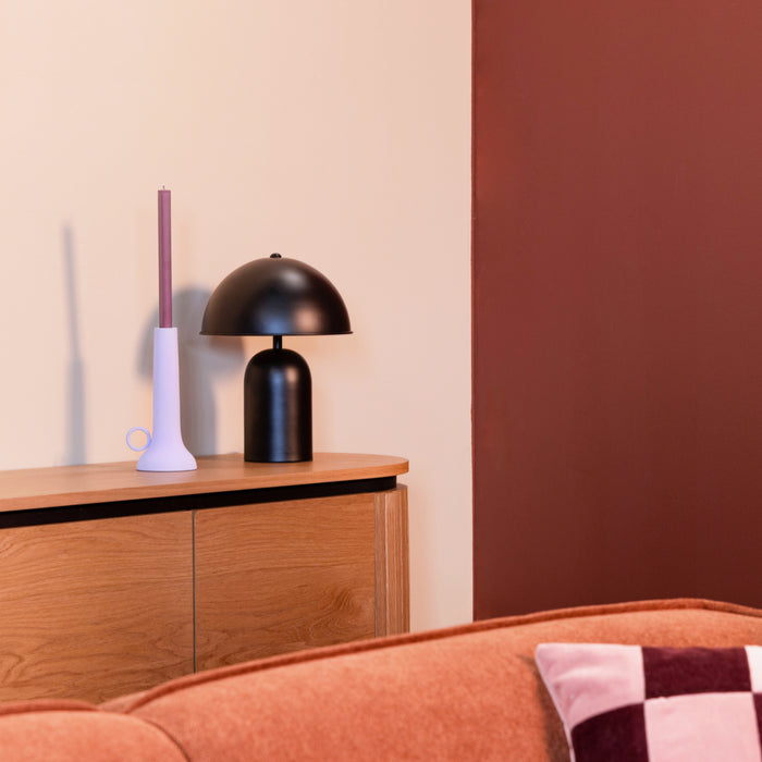 by fonQ Bulb Mushroom Tafellamp Ø 25 cm - Zwart