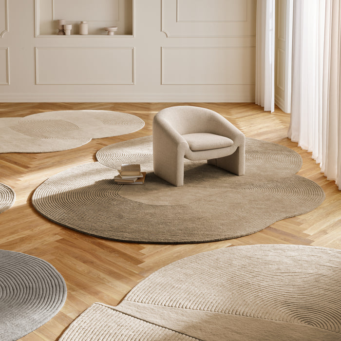 Bolia Zen Vloerkleed 257 x 330 cm - Rounded - Beige