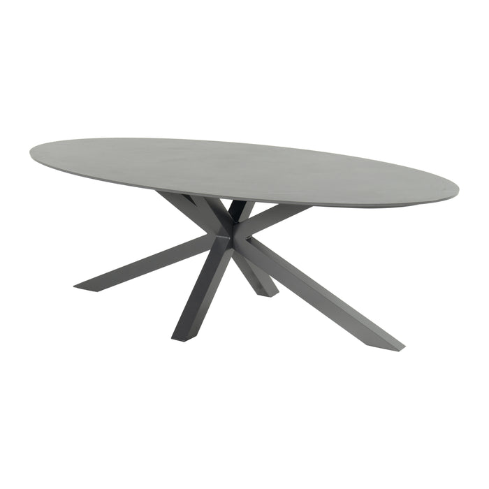 Hartman Xander Tuintafel Ovaal B 220 x D 120 cm - Antraciet