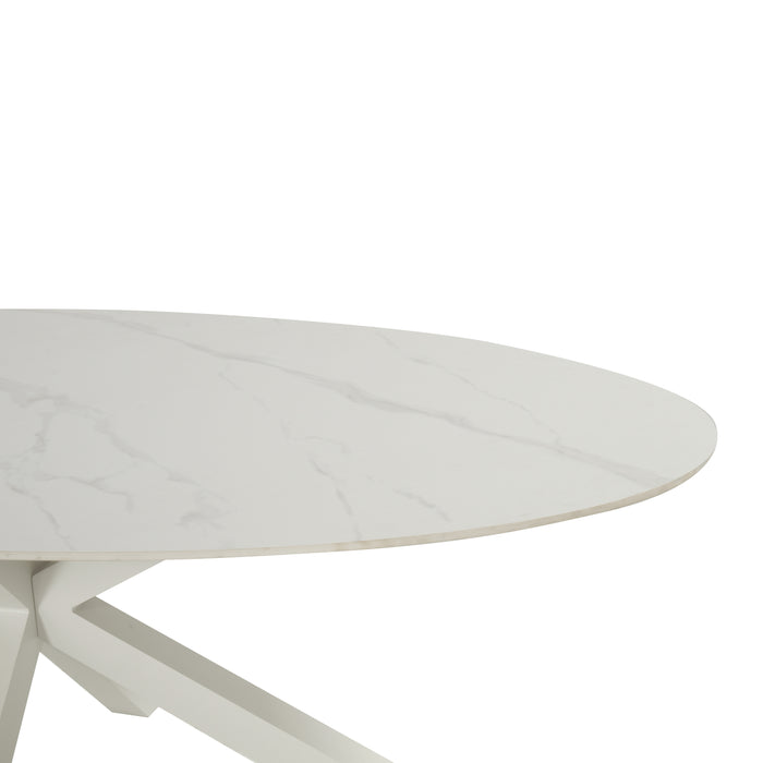 Hartman Xander Tuintafel Ovaal B 220 x D 120 cm - Wit