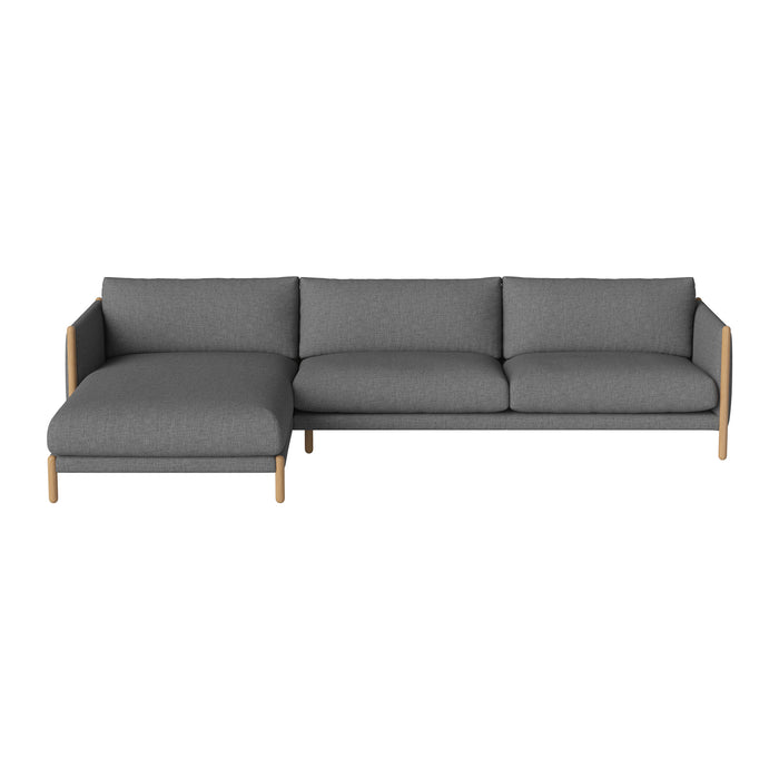 Bolia Hayden Hoekbank met Chaise Longue Links - Blue Grey