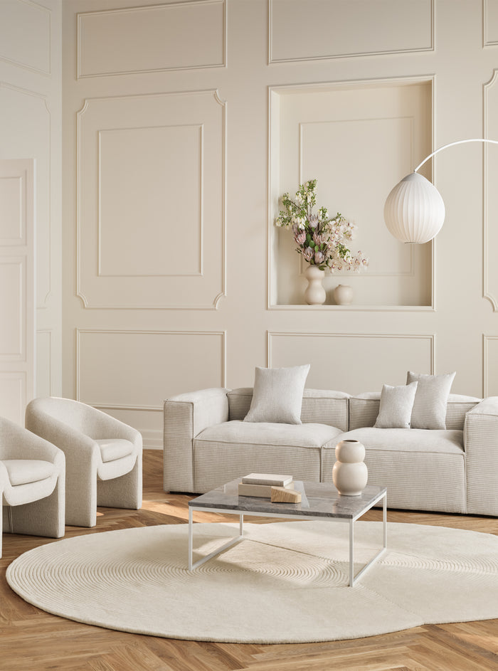 Bolia Zen Vloerkleed 300 x 377 cm - Rounded - Crème