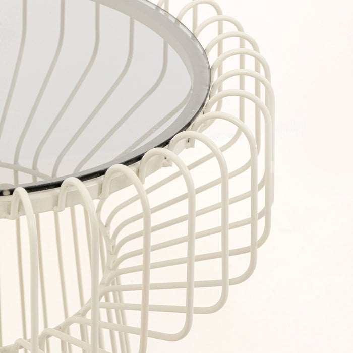 Bijzettafel Lisboa Ø38cm beige Kare Design