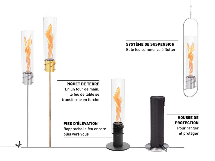 Höfats - Spin Sfeerlantaarn Grondpen Beide Maten 3-delig