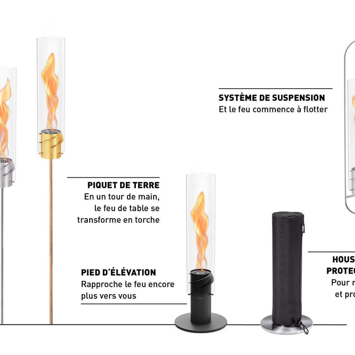 Höfats - Spin Sfeerlantaarn Grondpen Beide Maten 3-delig Eiken