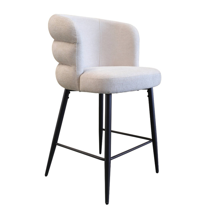 DÉJA Living - Barkruk Taupe - Zithoogte 65cm - Félix - Set van 2