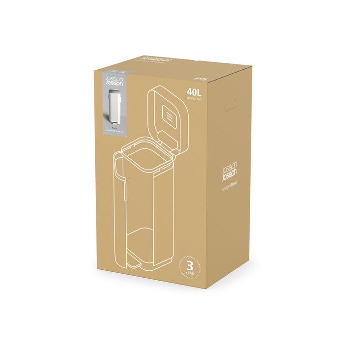 Joseph Joseph Porta Afvalemmer 40 L - Grijs