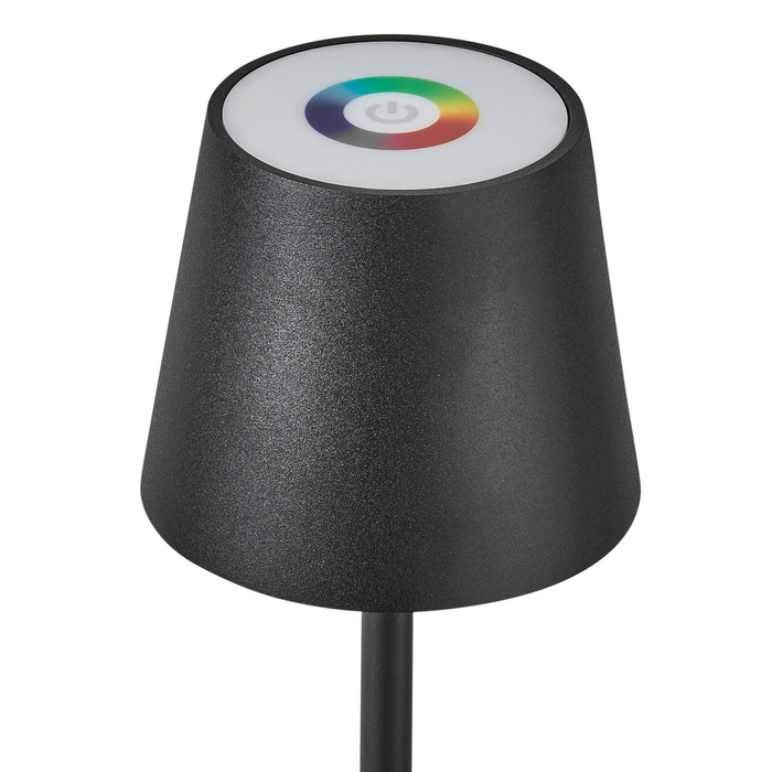 Beliani - VALIRA - Tafellamp - Zwart - Aluminium|IJzer