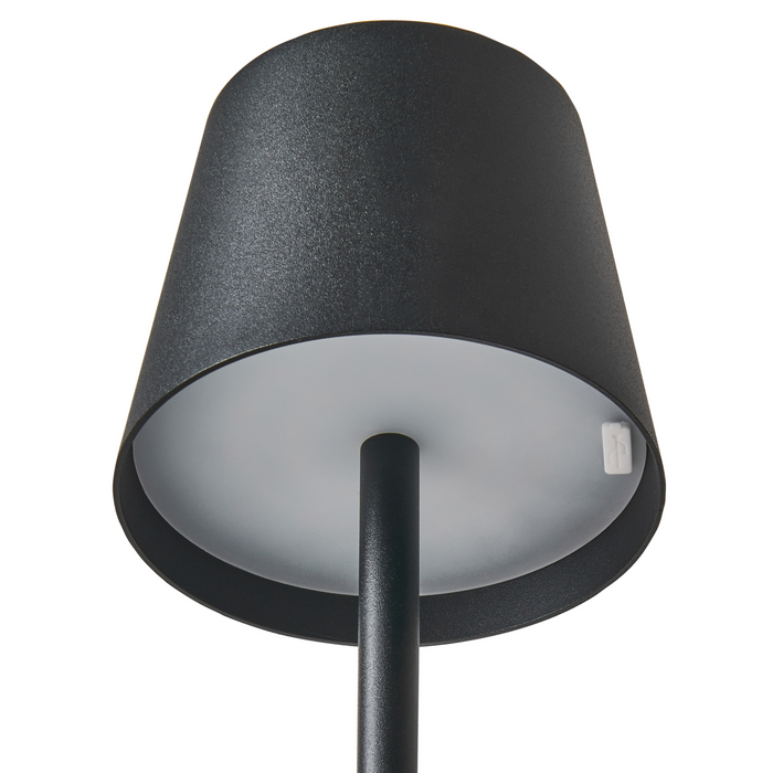 Beliani - BACEIRO - Tafellamp - Zwart - Aluminium