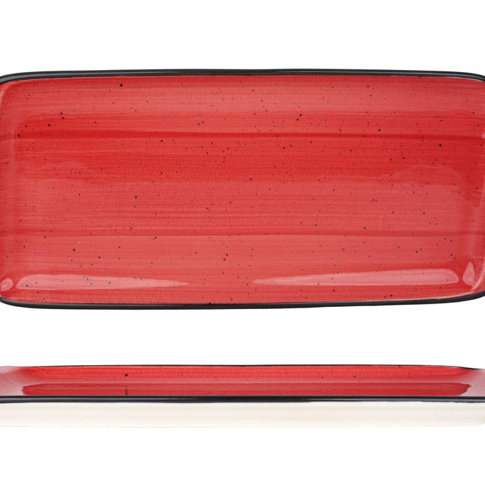 Bonna Serveerschaal - Aura Passion - Porselein - 34x16 cm - set van 2