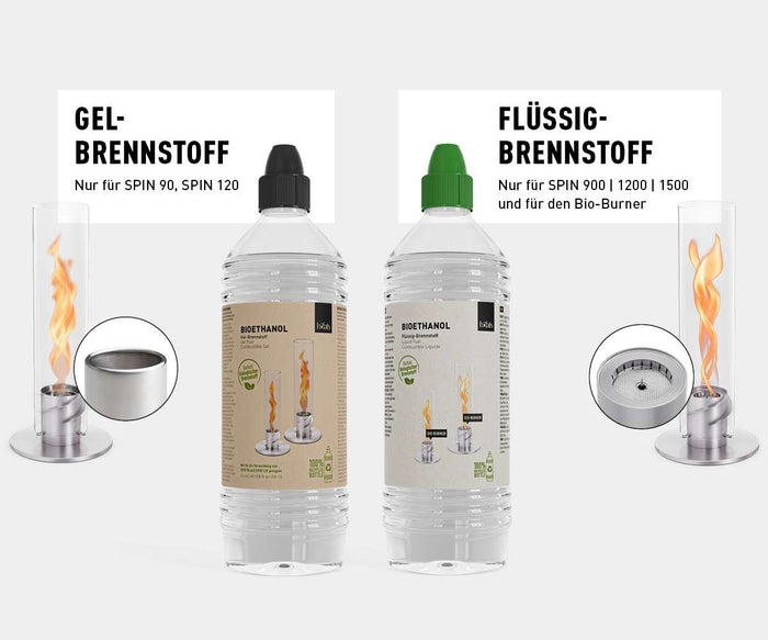 Höfats - Spin Sfeerlantaarn Bio-Ethanol 1 Liter Set van 6 Stuks