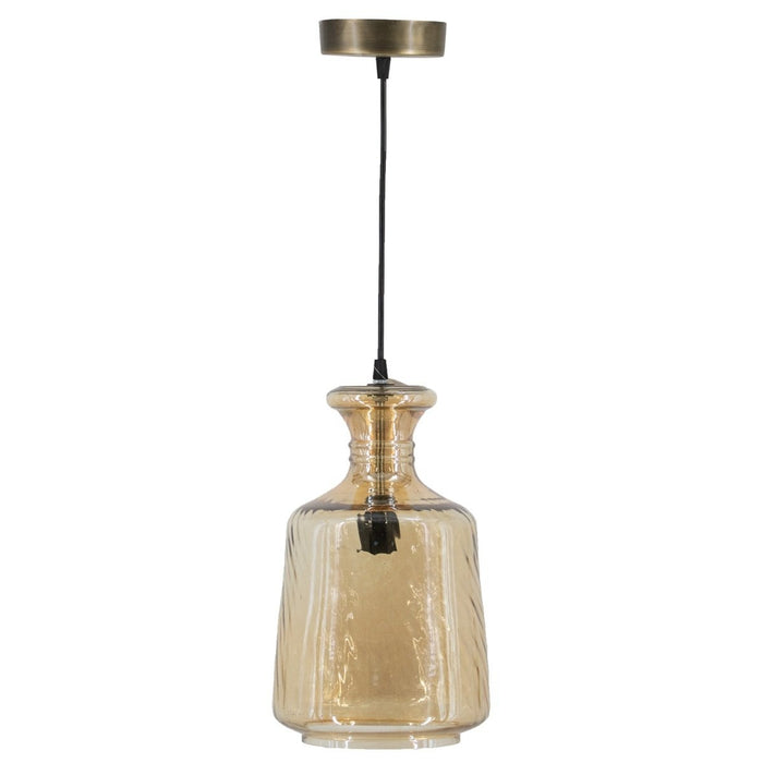 Hanglamp Eetkamer Woonkamer Slaapkamer - Vintage - Goud - 34 cm