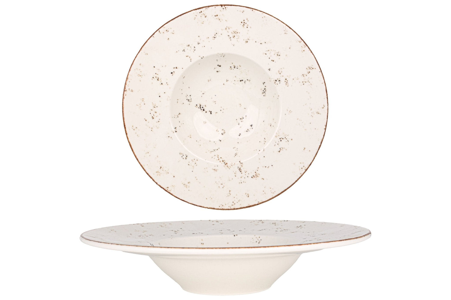 Bonna Pastabord - Grain - Porselein - 28 cm (400cc) - set van 2