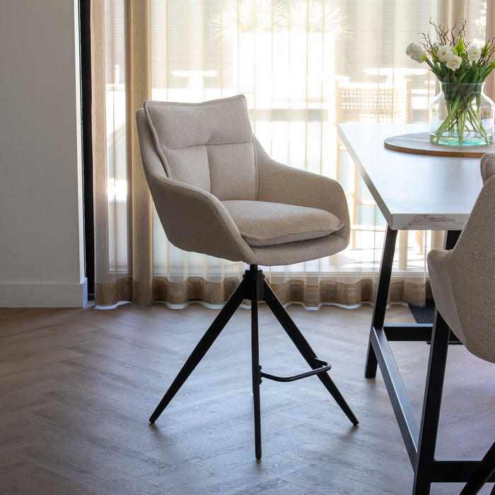 DÉJA Living - Barkruk Beige - Manon - Set van 2