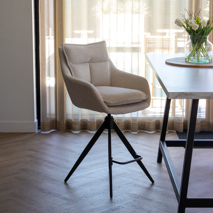 DÉJA Living - Barkruk Beige - Manon - Set van 2