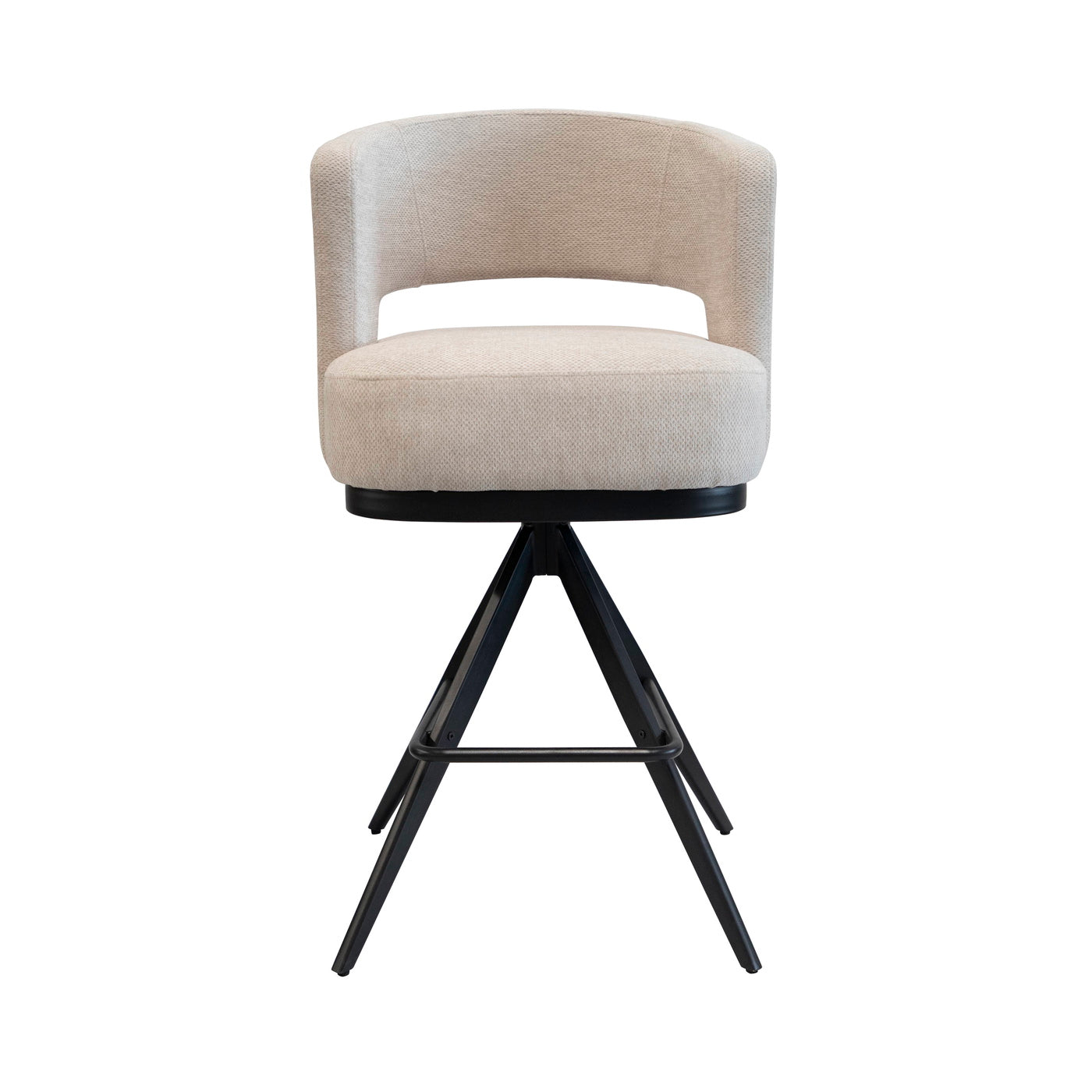 DÉJA Living - Barstoel Taupe - Louis - Set van 2