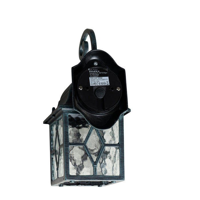 QAZQA Romantische buiten wandlantaarn antiek groen - London