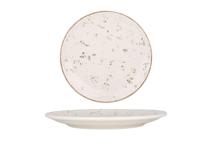 Bonna Gebaksbord - Grain - Porselein - 19 cm - set van 6