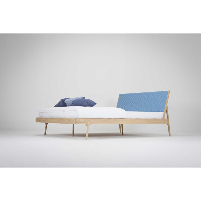 Gazzda Fawn bed 160x200 cotton webbing white