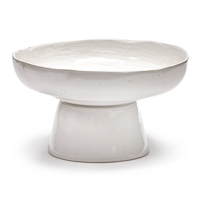 SERAX - Marie Michielssen - La Mère Serveerschaal op Voet - Off-White