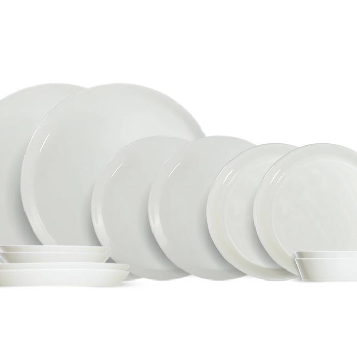 Cosy & Trendy Serviesset Oslo - 12-delig | 4 personen - 4 dinerborden, 4 ontbijtborden en 4 diepe borden