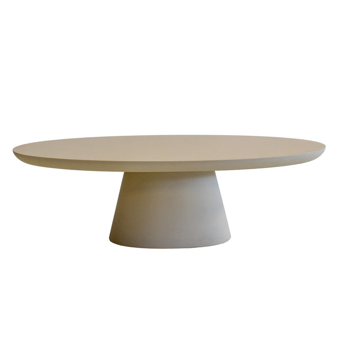 Giga Meubel - Salontafel Cleo Ovaal Beige 130cm