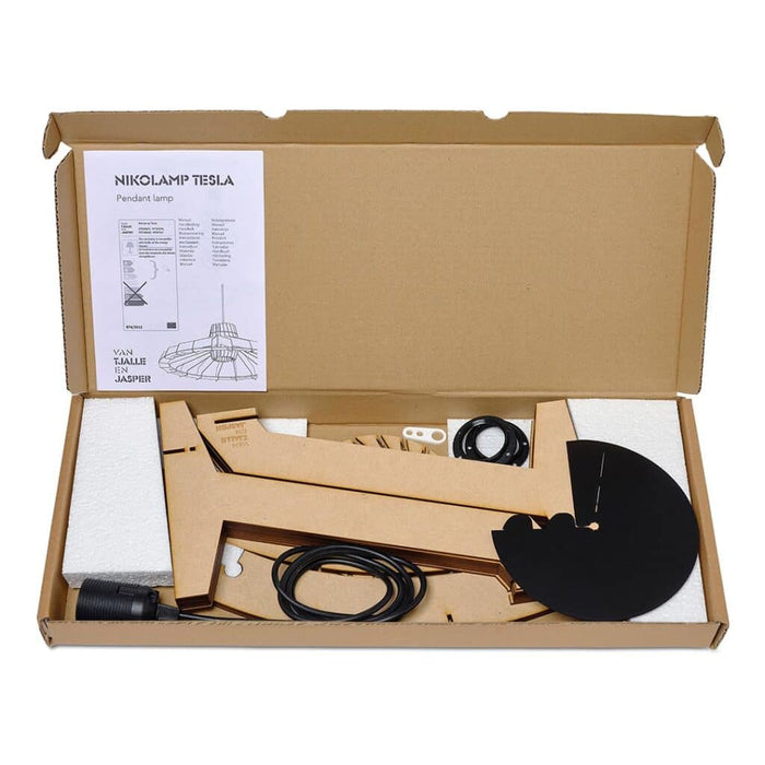Van Tjalle en Jasper Nikolamp Tesla hanglamp - Soft Grey
