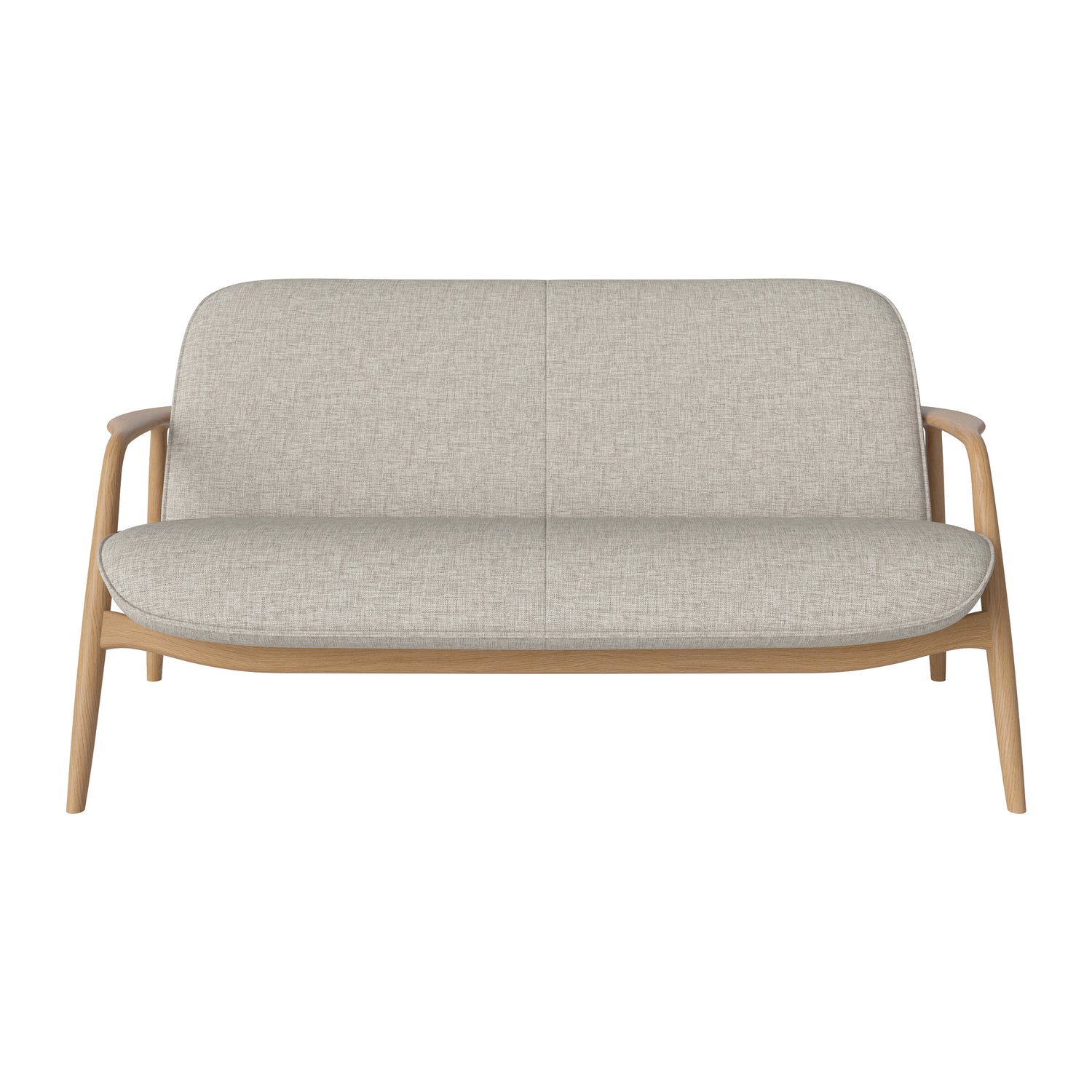 Bolia Bowie 2-zitsbank - Eiken - Sand